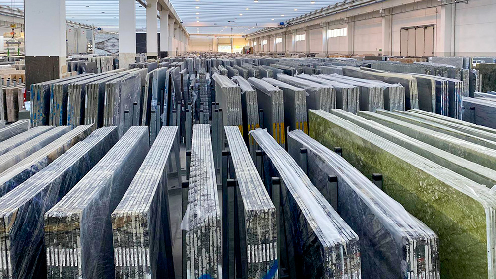 DDL warehouse management for natural stone on tablet