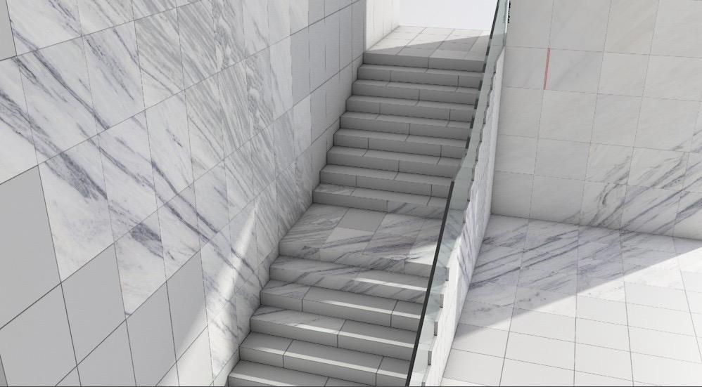 DDL visualization of natural stone in the project